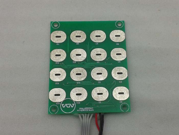 16键触摸带独立LED灯 BCD编码输出控制模组